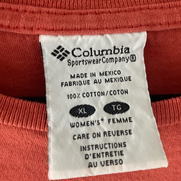 Columbia XL red t-shirt - Picture 3 of 3
